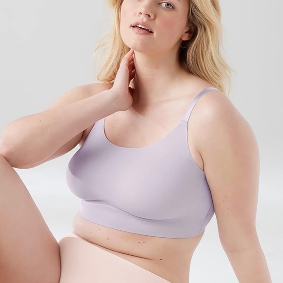 NWT True & Co Women's True Body Lift Scoop Adjustable Strap Bra in Lilac Mist - Picture 5 of 9
